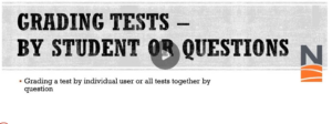 Blackboard Ultra - Grading Tests by Student or Questions