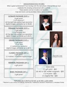 Graduation Photos Rates