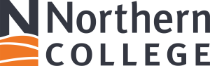 Northern College white background logo