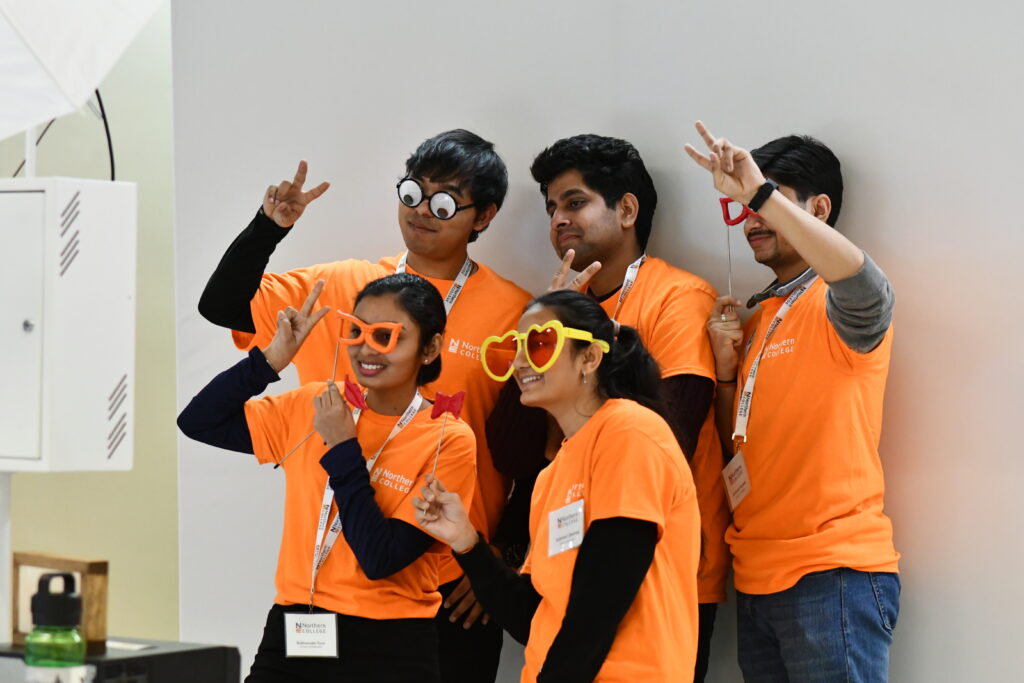 group of northern college students